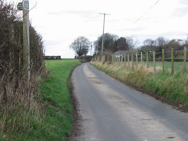 Looking N along Roman Road